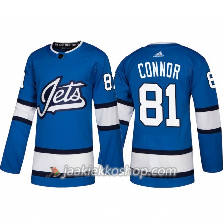 Miehille NHL Winnipeg Jets Pelipaita Kyle Connor 81 Adidas Alternate 2018-19 Authentic
